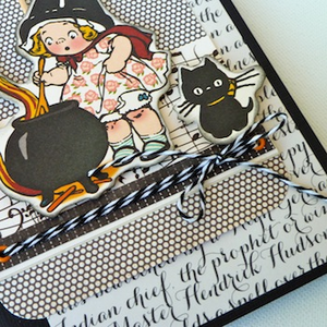 Happy Halloween Card - Close Up