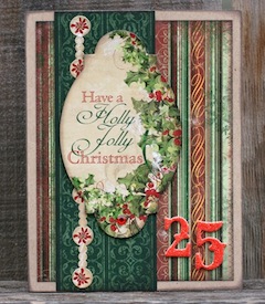 Have a Holly Jolly Christmas Card by Libby