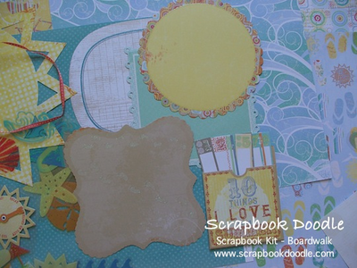Journaling Pocket, 6"x6" Decorative Edge Paper