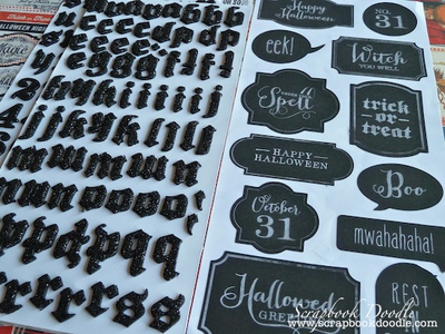 Glitter Foam Stickers & Chalkboard Stickers
