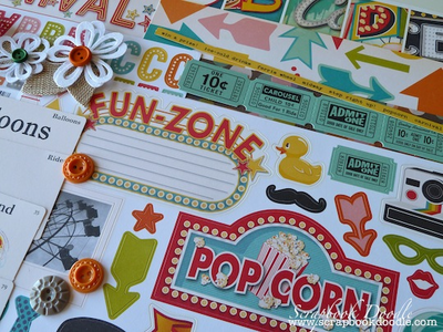 Buttons & Cardstock Stickers