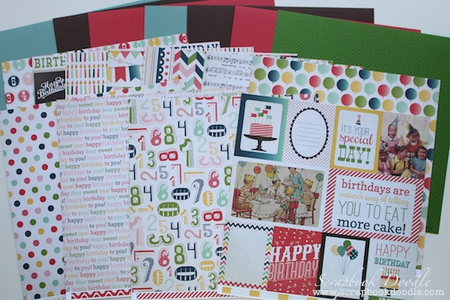 Cardstock & Patterned Papers (double-sided)