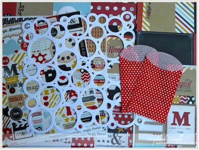 White Circles 12x12 Die Cut, Glassine Bags 4�x6�