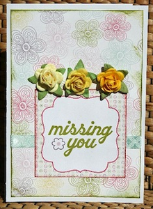 Missing You Card by Janice