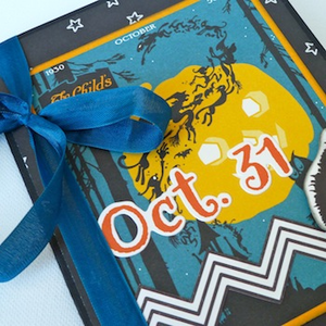 Oct 31 - Happy Halloween Card - Close Up