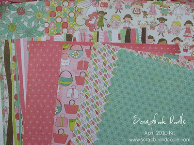 Pattered Papers, Die Cut Paper