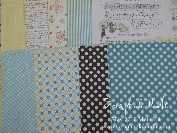 Pattered Papers (reverse sides)