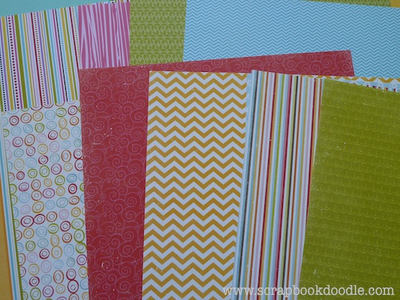 Patterned Paper (reverse side)