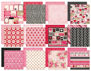 patterned papers (12 sheets)