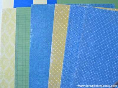 Patterned Papers - Reverse Side