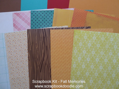 Patterned Papers (reverse side)