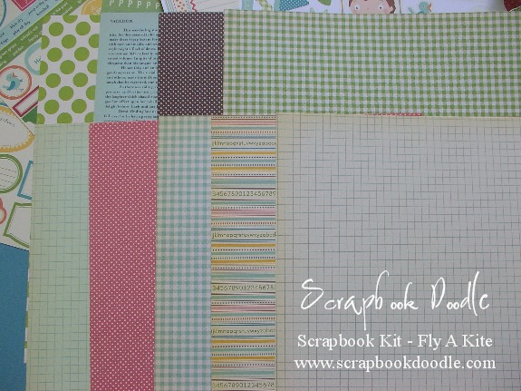 Patterned Papers (reverse sides)