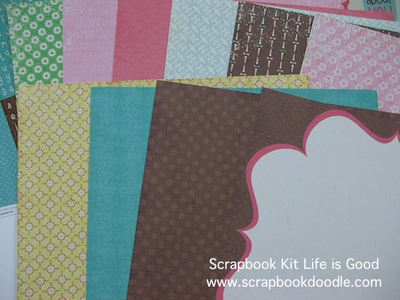 Patterned Papers (reverse sides)