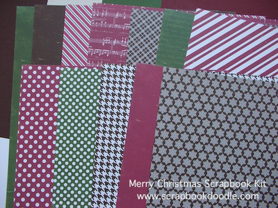 Patterned Papers (reverse sides)