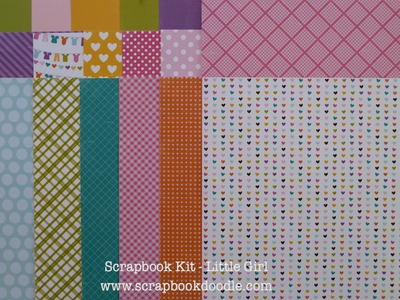 Patterned Papers (reverse sides)
