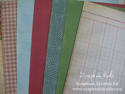 Patterned Papers  (reverse sides)