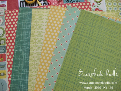 Patterned Papers (reverse sides)