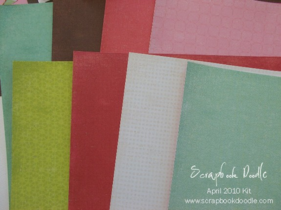 Patterned Papers (reverse sides)
