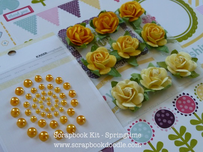 Pearls & Prima Flowers