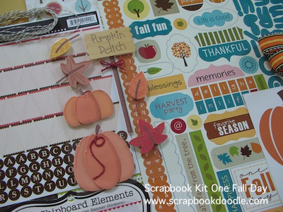 Pumpkin Patch 3-D Stickers