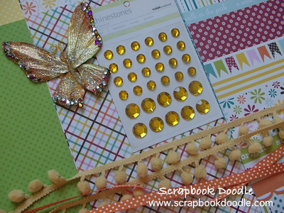 Rhinestones, Butterfly & Trims