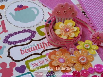 Ribbon & Cupcake (Felt Ribbon Slider)