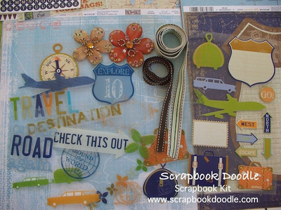 Ribbons, Clear Cuts, Chipboard Stickers, Spinner Sticker