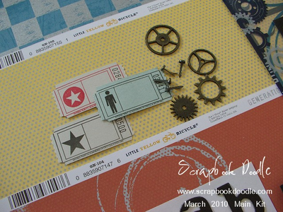 Sprocket Gears, Brads, Tickets