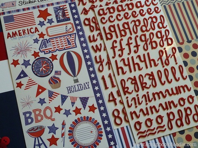 Sticker Accents & Glitter Foam Alpha Stickers
