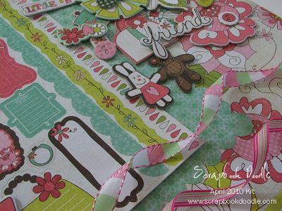 Stickers, Chipboard, Ribbons