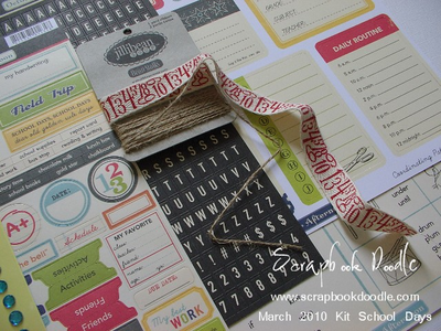 Stickers, Ribbon, Twine