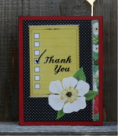 Thank You Card  by Libby 