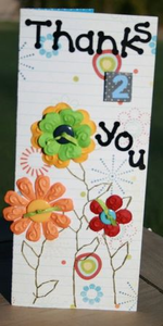 Thanks 2 You Card by Jodi