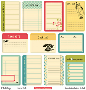 The Thrift Shop - Journal Cards