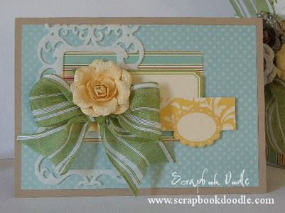 Yellow Rose Card