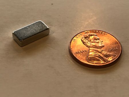 1/2" x 1/4" x 1/8" Neodymium Block Magnet