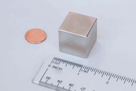 1" x 1" x 1" Neodymium Block Magnet 