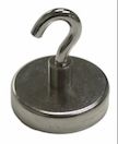Neodymium Cup Assembly Magnet 2.400" dia x 0.6" with Hook