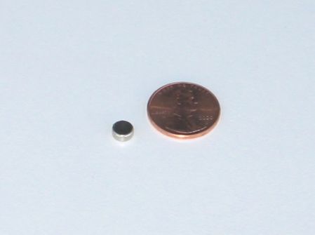7/32" Dia x 1/10" Neodymium Disc Magnet
