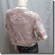 Applique Embroidery Mesh Shrug Bolero Top Pink