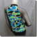 Camouflage Prints Net Sleeves Front Zip Jacket Blouse Top Multi Colors