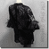 Chic Floral Lace Crochet See Through A Line Frock Tunic Top Black
