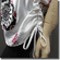 Chinese Cheongsam Qipao Floral Satin Tunic Top White