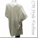 Cozy Flowy Layering Boho Eyelet Knit Poncho Top Beige