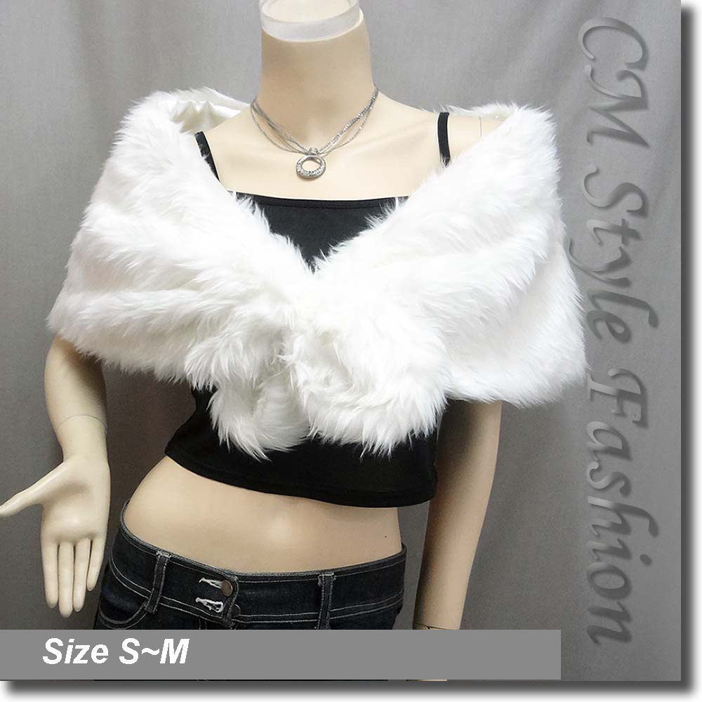 faux fur cape shawl