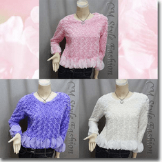 Faux Fur Fluffy Boho Blouse Top Series