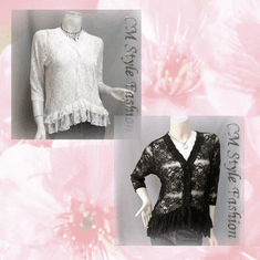 Floral Laced Sheer Top Series