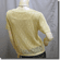 Front Tie Eyelet Crochet Cardigan Sweater Top Beige