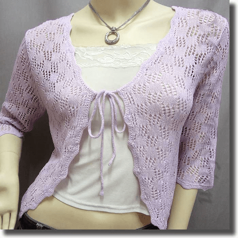 トップス FRONT WAVE CROCHET LIKE KNIT CARDIGAN トップス FRONT WAVE CROCHET LIKE KNIT CARDIGAN Womens Long Sleeve