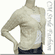 Front Tie Silvery Thread Crochet Knit Cardigan Top Beige
